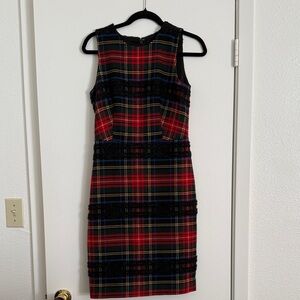 Plaid Sleeveless Dress